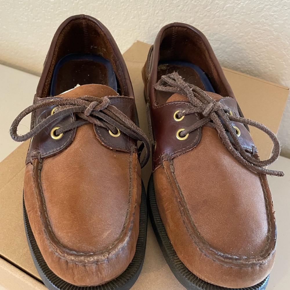 Mens Sperry Top-Sider Authentic Original Boat Shoe - Dark Brown